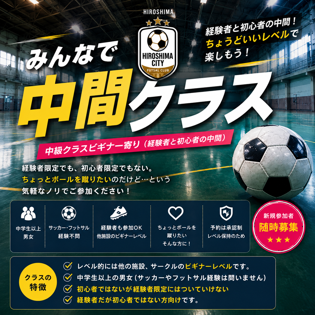 中間クラスのイベントビジュアル