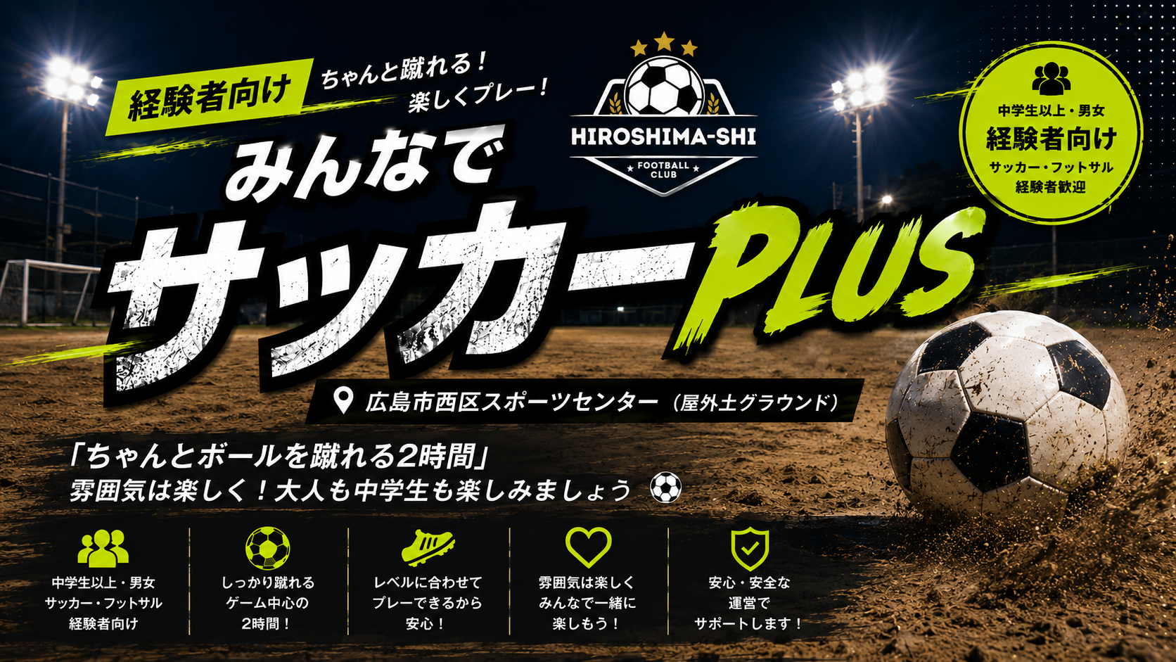 みんなでサッカーPLUSのイベントビジュアル